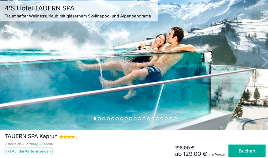 Wellness Auszeit im Tauern SPA