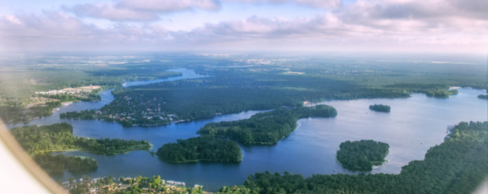 Blick über Brandenburger Seen