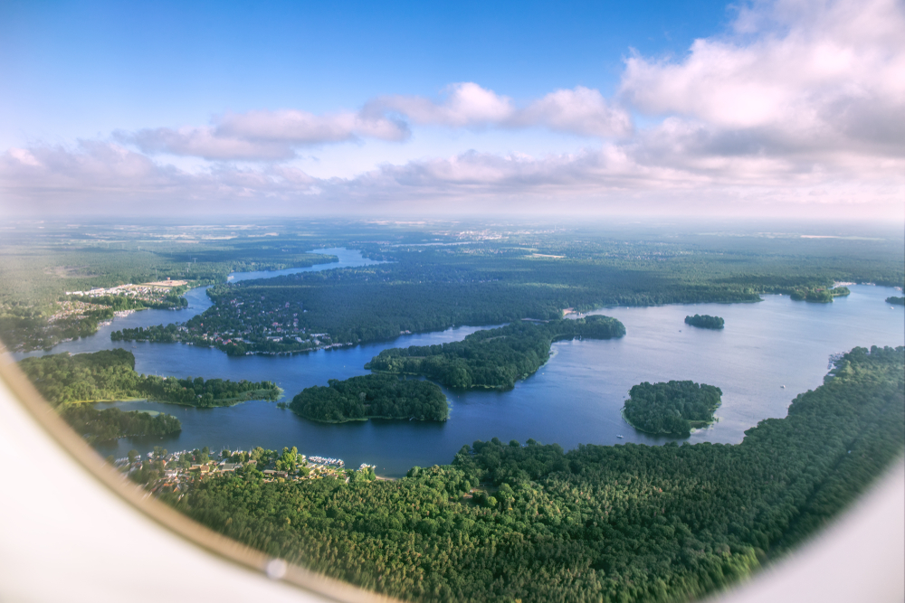 Blick über Brandenburger Seen