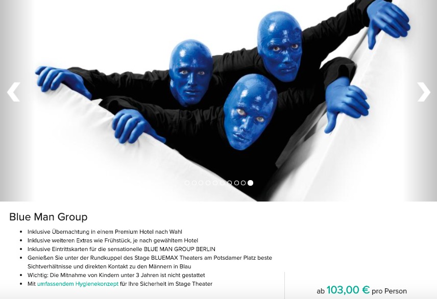 Blue Man Group in Berlin