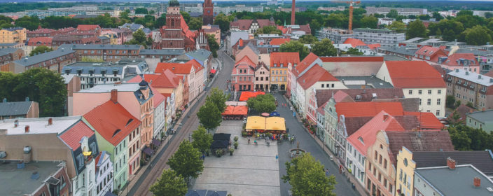 Blick über Cottbus