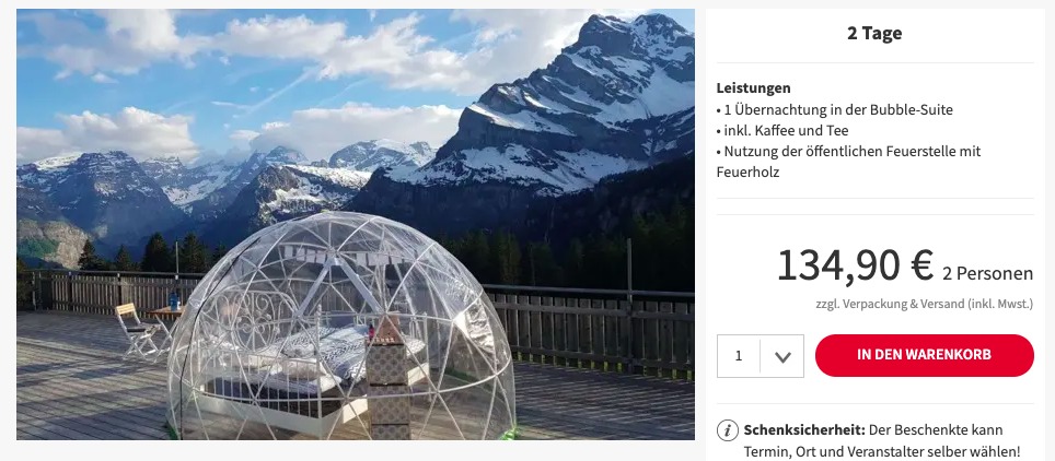 Kapselhotel in der Schweiz