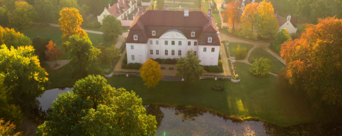 Blick auf eine Kirche in Cottbus