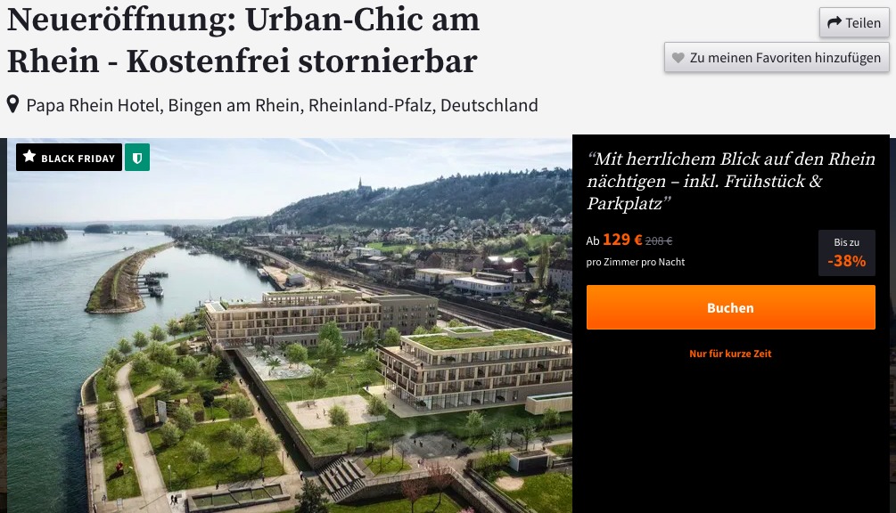Urlaub am Rhein