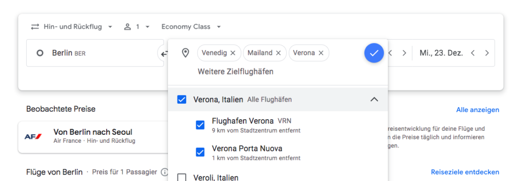 Google Vuelos &#8211; Cómo encontrar los vuelos más baratos