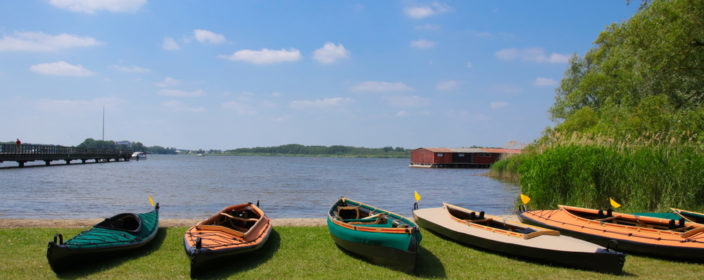 Boote im Nationalpark Müritz