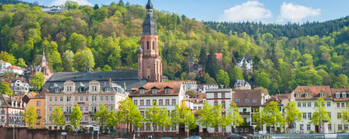 Deutschland, Heidelberg, Neckar, Ufer