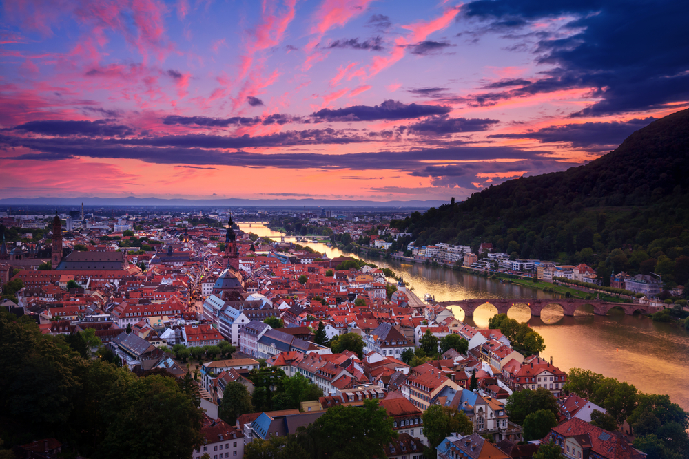 Deutschland, Heidelberg, Neckar