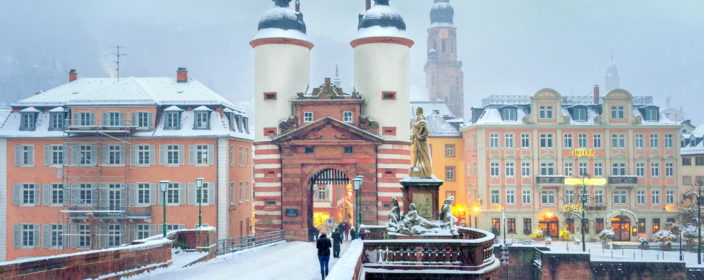 Deutschland, Heidelberg, Winter