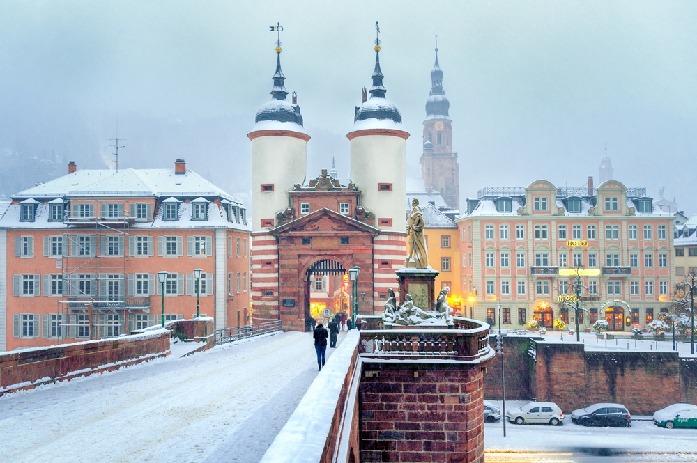 Deutschland, Heidelberg, Winter