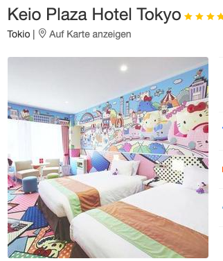 Hello Kitty Hotel in Tokio