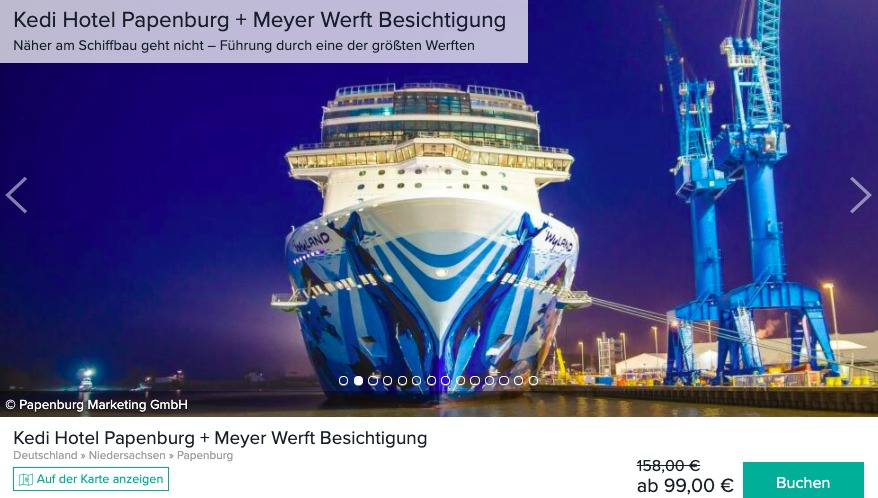 Meyer Werft Besichtigung