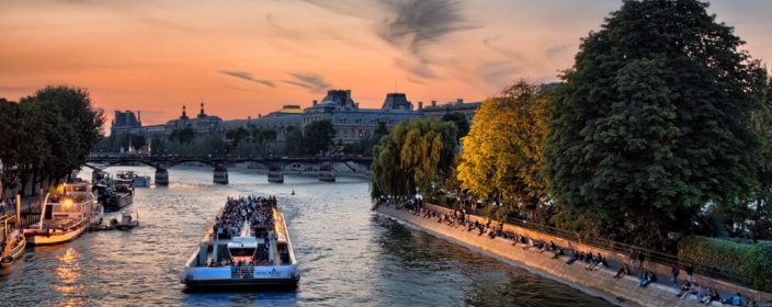 Boot auf der Seine,Paris