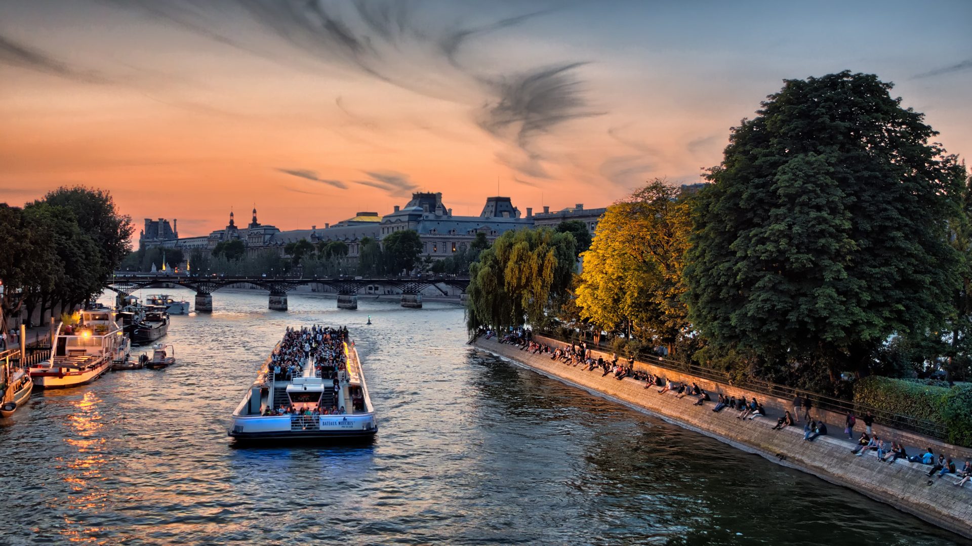 Boot auf der Seine,Paris