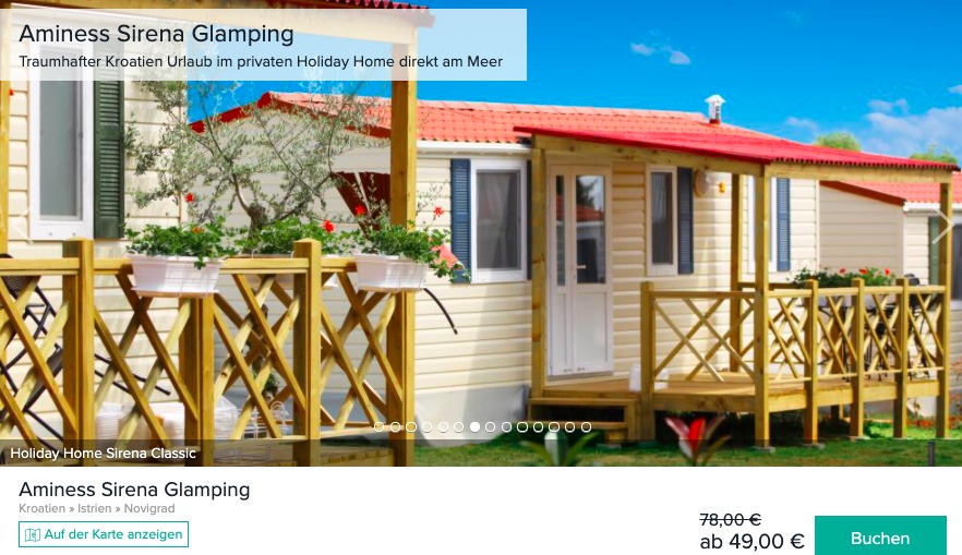 Glamping in Kroatien