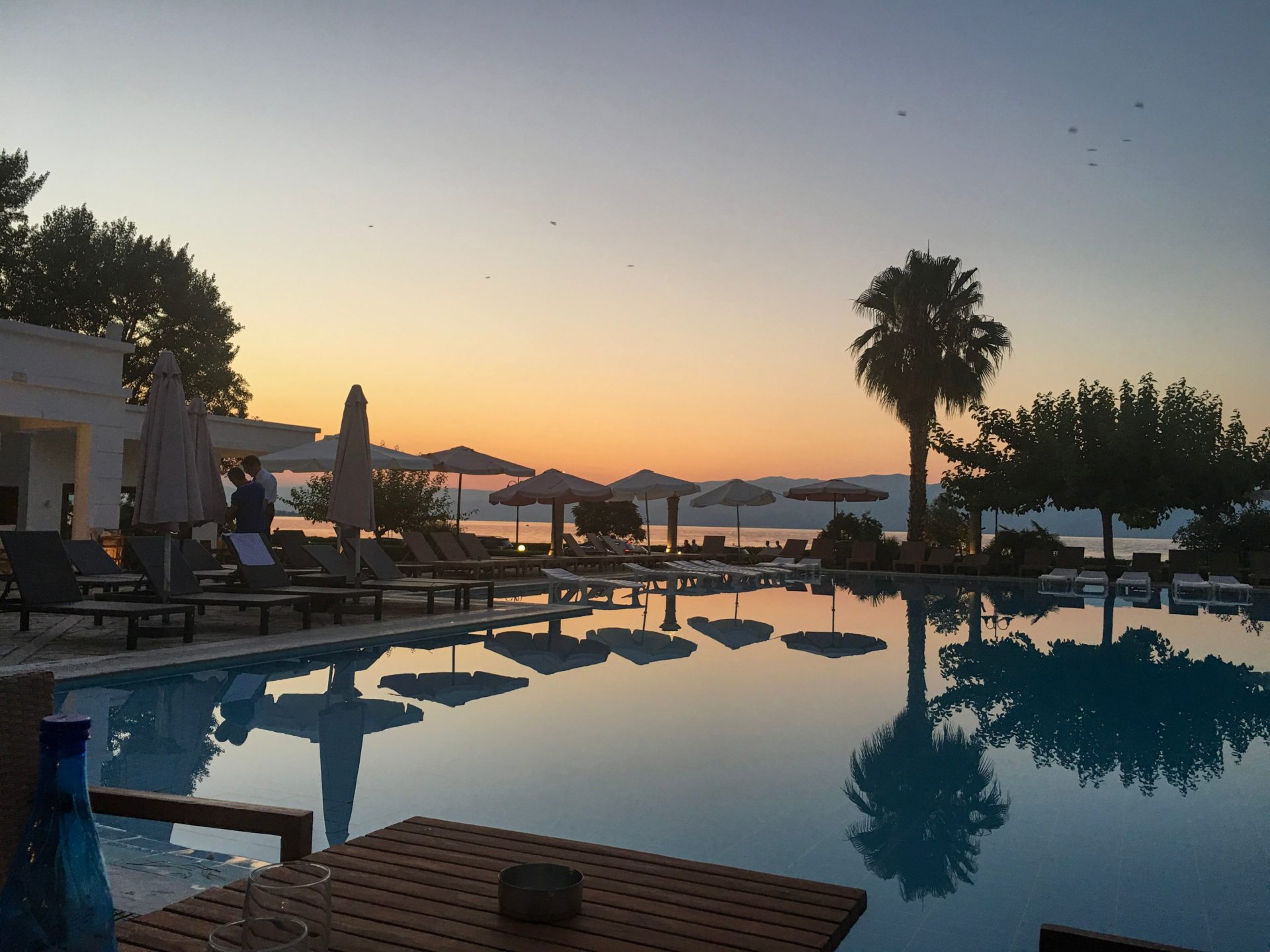 Hotelpool in Griechenland