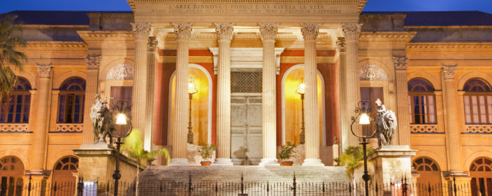 Italien, Sizilien, Palermo, Teatro Massimo