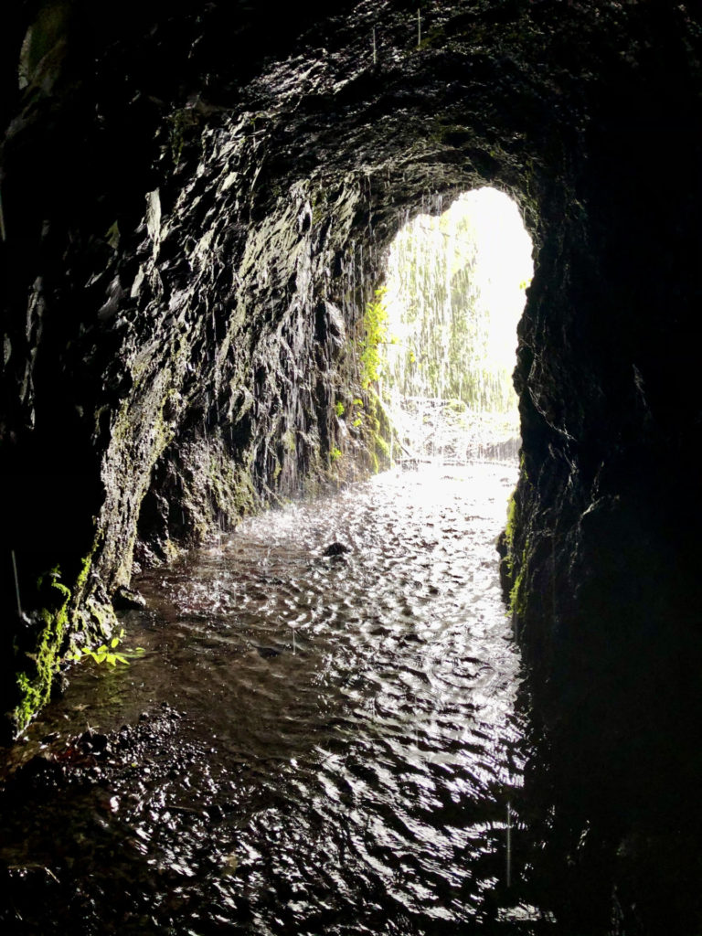 Tunnel auf der Marcos y Corderos Wanderung auf La Palma