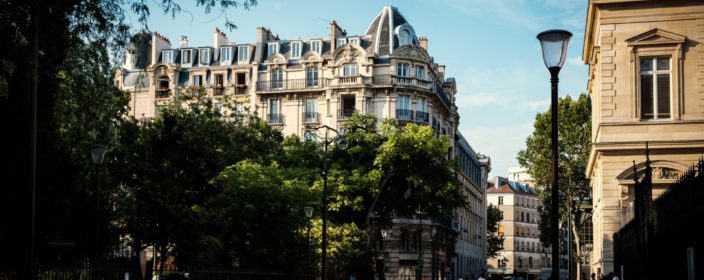 Grüner Park in Paris