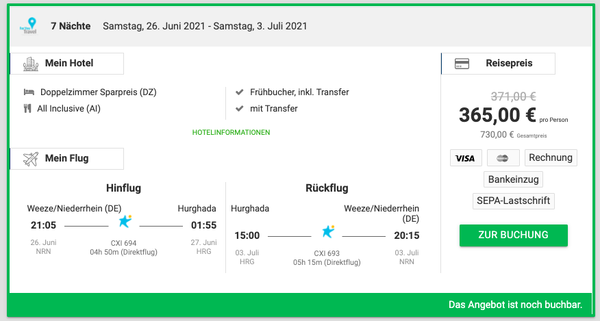 Reise nach Hurghada