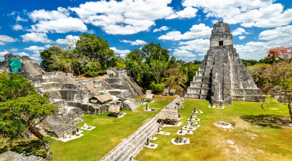 Tempel des großen Jaguars, Tikal, Guatemala