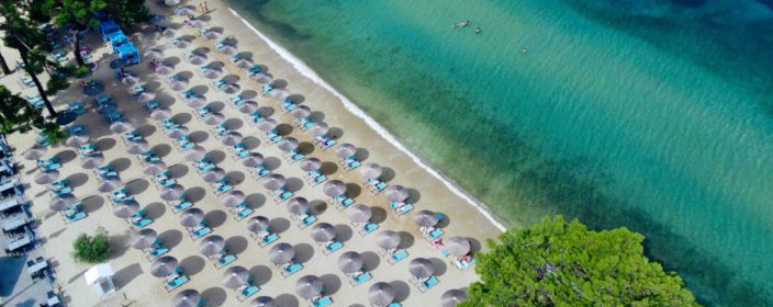 Strand auf Thassos, Griechenland
