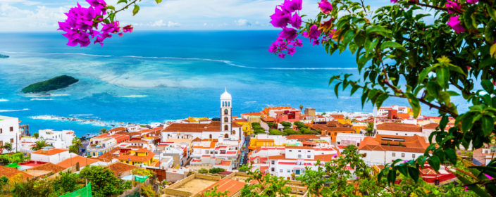 Aussicht von Garachico, Teneriffa, Kanaren, Spanien
