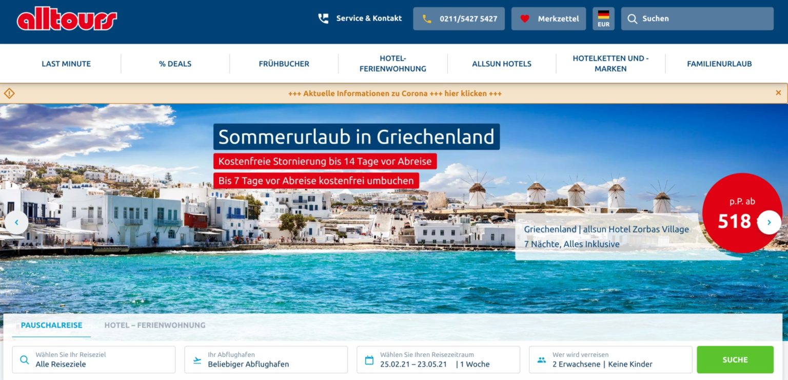 Alltours Alle Infos zu dem erfolgreichen Pauschalreiseanbieter