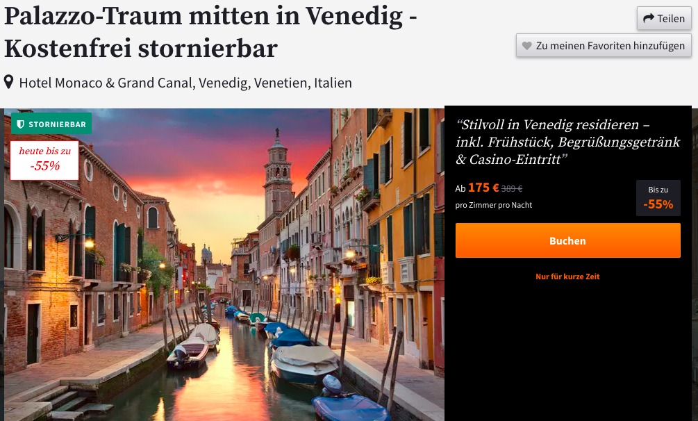 Kurztrip nach Venedig