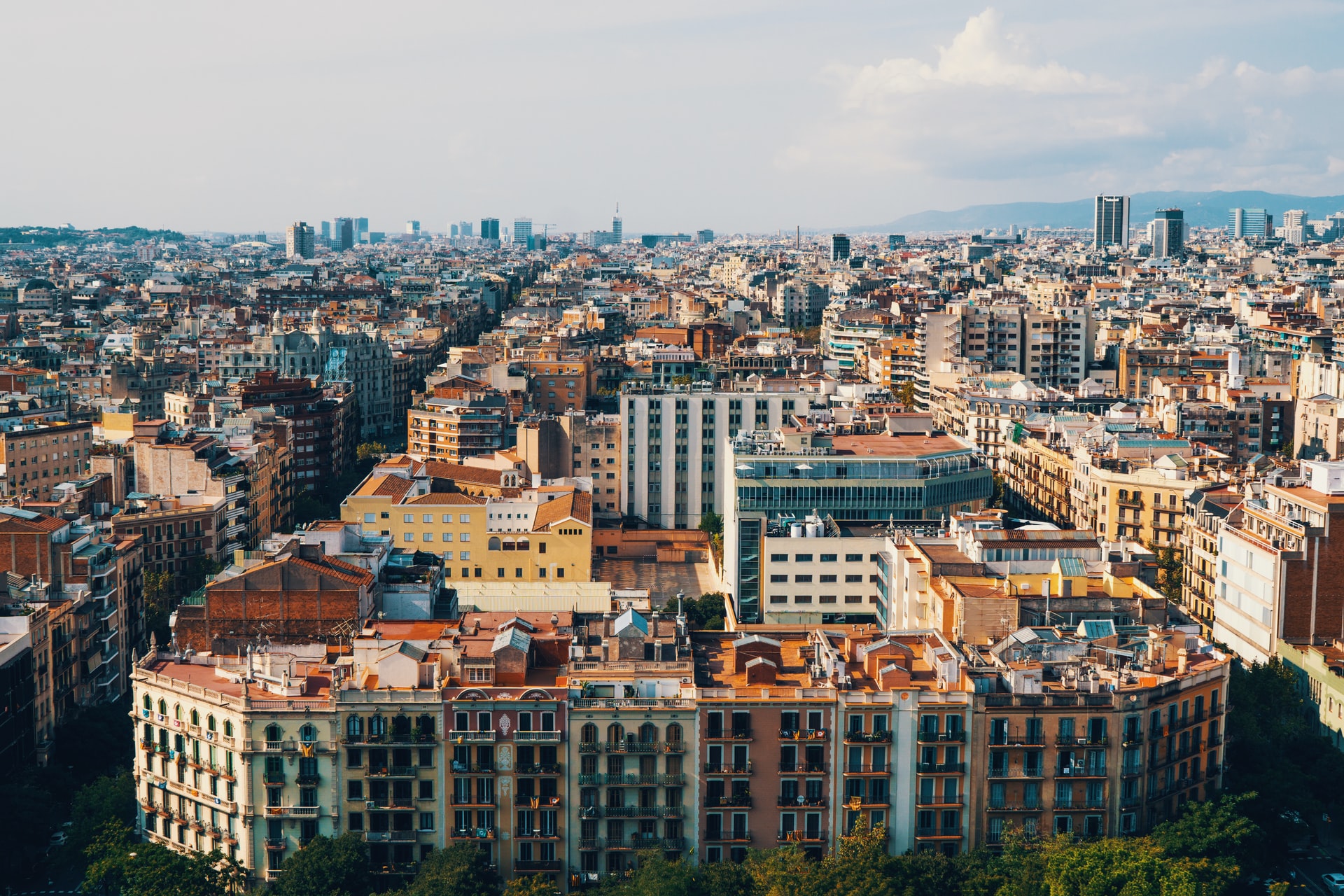 Spanien, Barcelona, Blick auf die Stadt