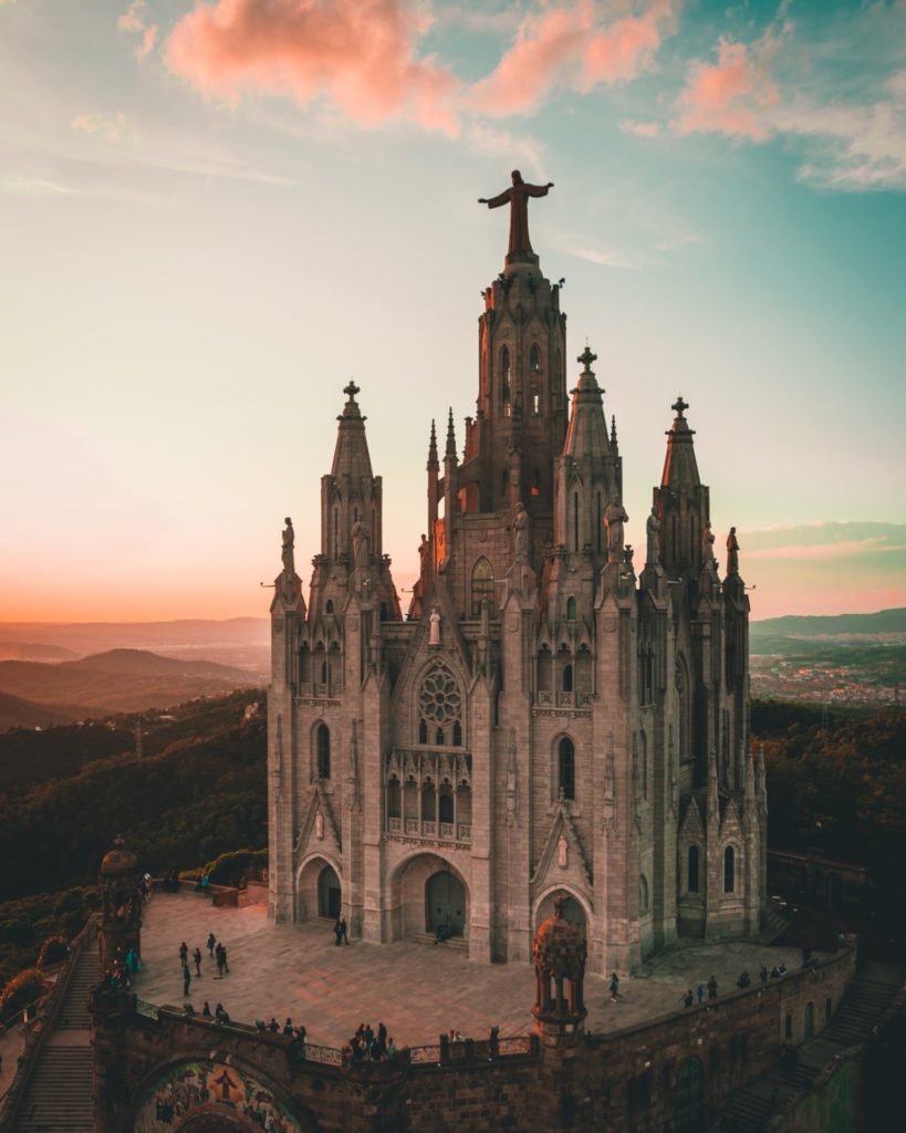 Spanien, Barcelona, Kirche Sagrat Cor, Tibidabo