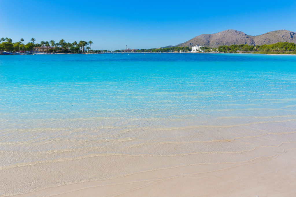 Playa de Alcudia, Mallorca, Balearen, Spanien