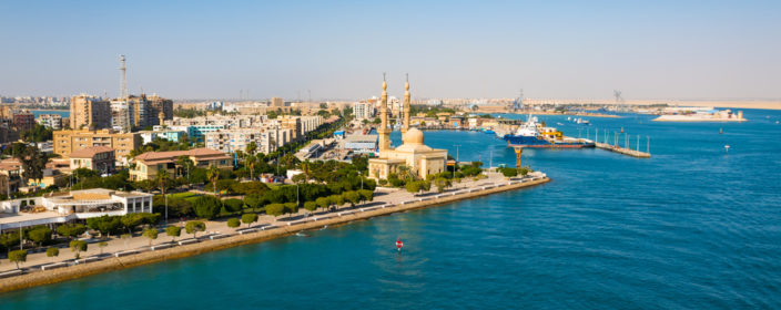 Suezkanal in Ägypten