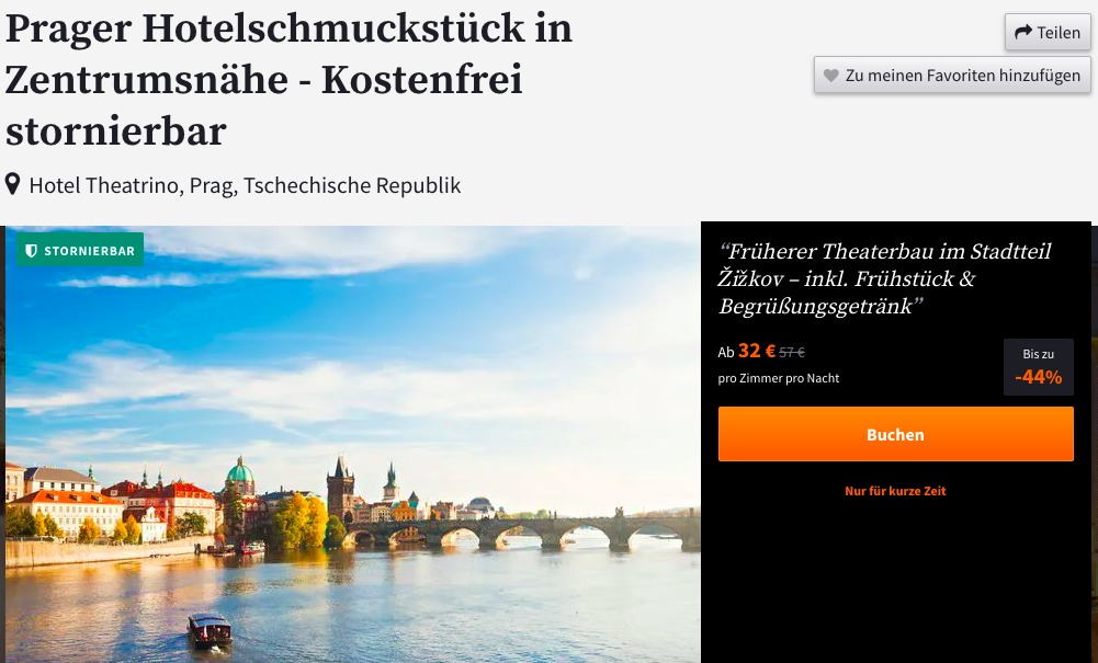 Super günstige Prag Reise