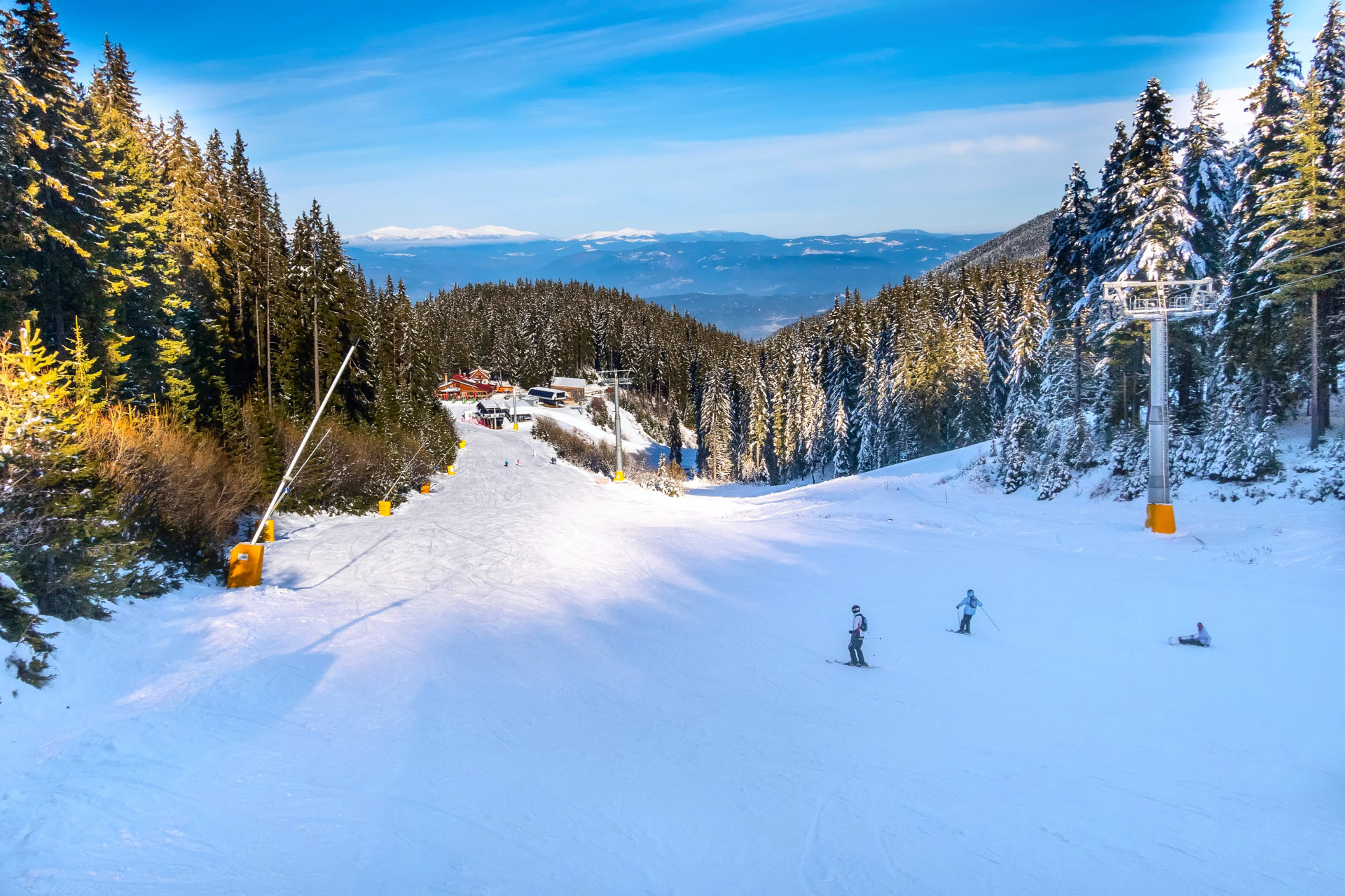 Bulgarien, Bansko, Skifahren