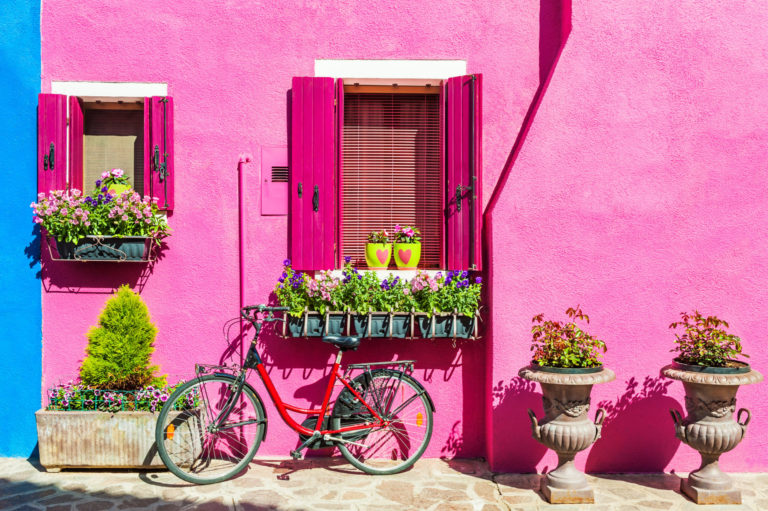 Buntes Haus in Burano, Venedig