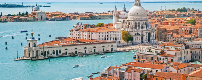 Panoramablick auf Venedig