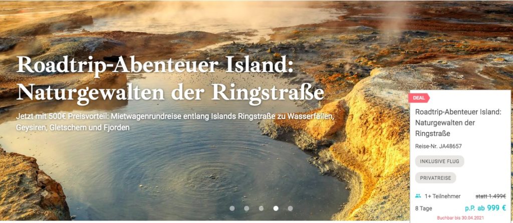 Rundreise durch Island