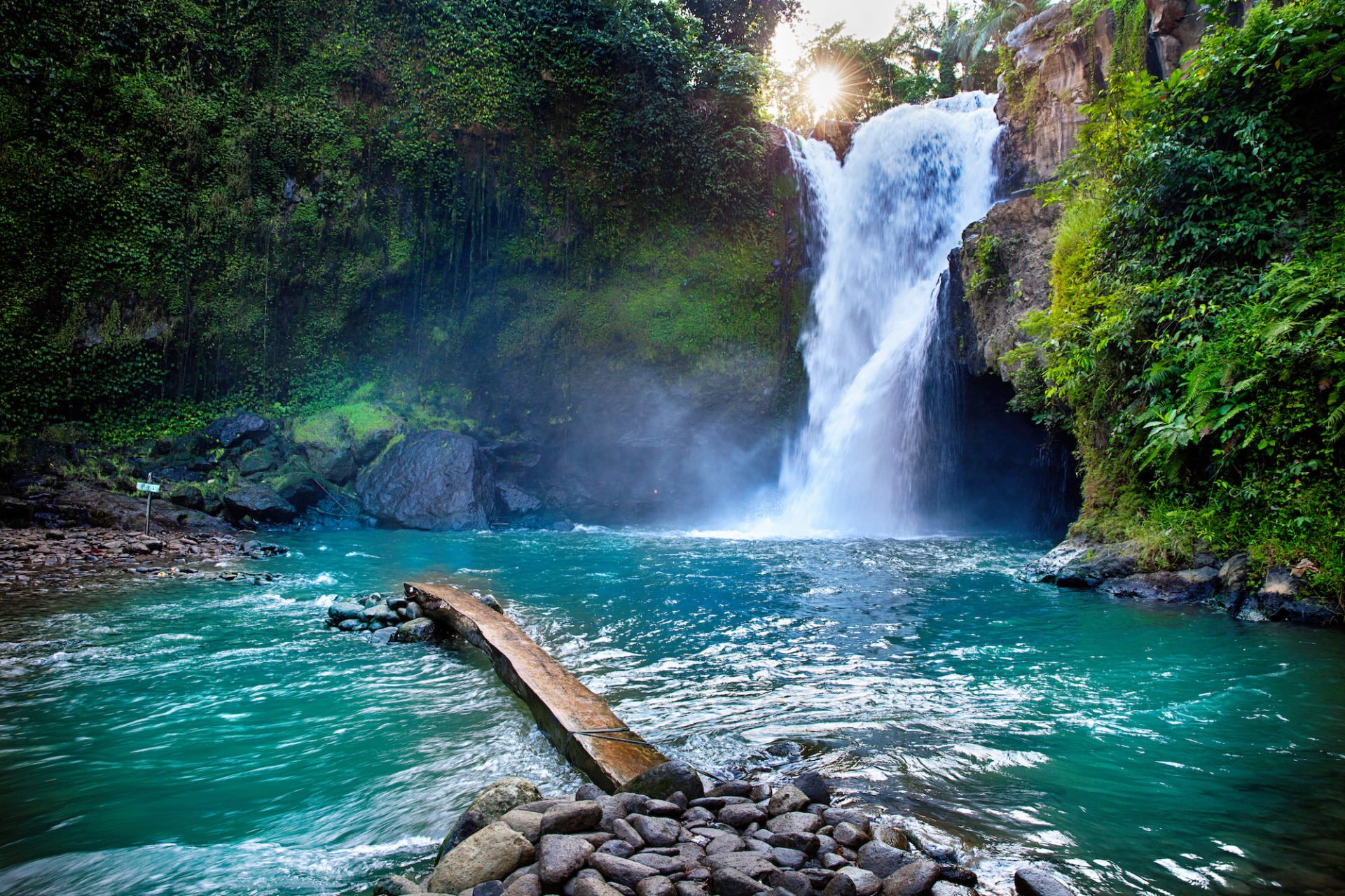 Indonesien, Bali, Hinterland, Wasserfall