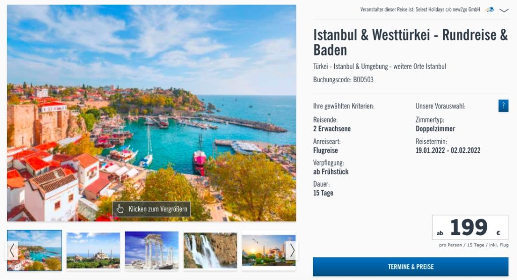 Luxusurlaub in der Türkei