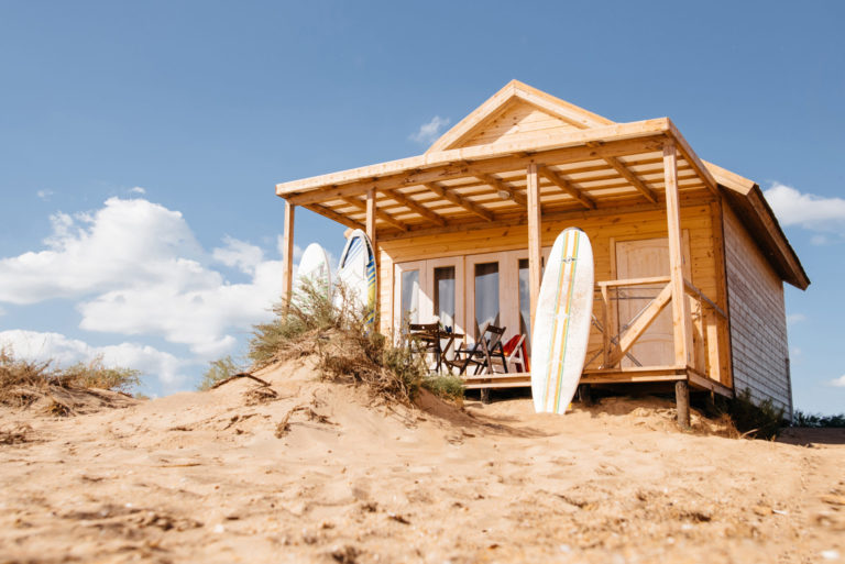 Kleines Ferienhaus direkt am Strand