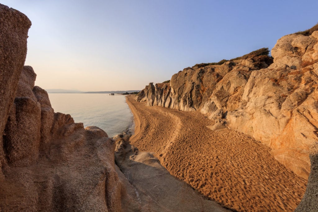 Griechenland, Chalkidiki, Kakoudia Strand, Ierissos