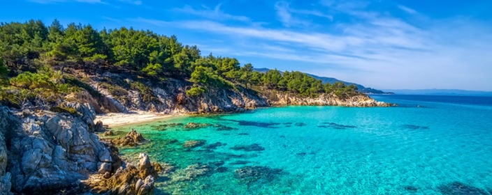 Griechenland, Chalkidiki, Tauchen