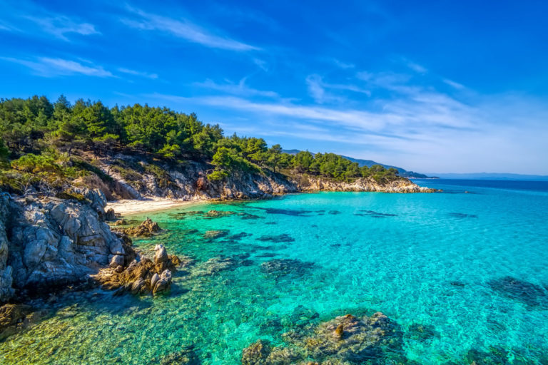 Griechenland, Chalkidiki, Tauchen