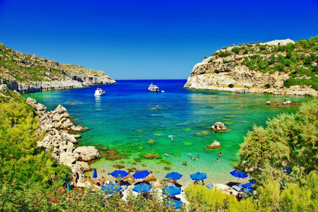 Griechenland, Rhodos, Ladiko Bucht