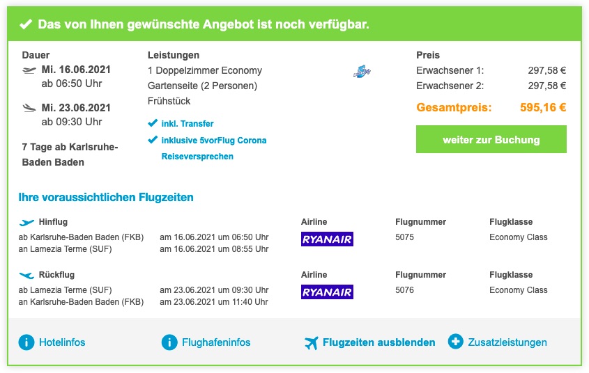 Kalabrien Urlaub