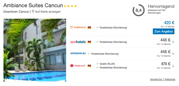 Cancun Reise
