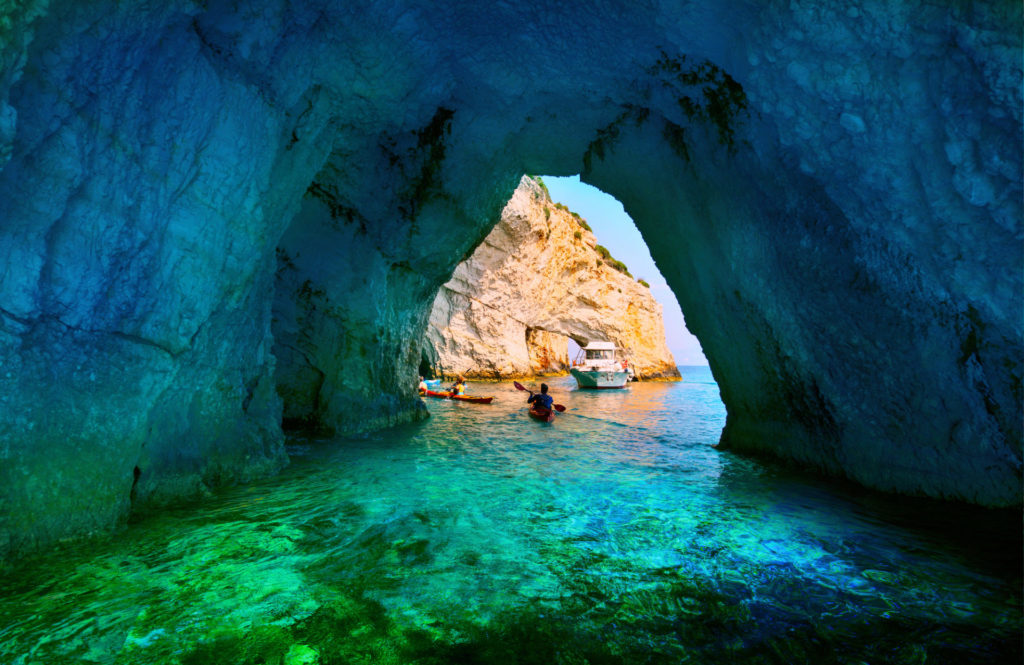 Griechenland, Zakynthos, Höhle