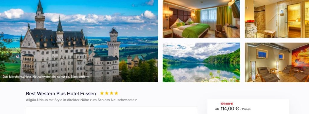 Kurzurlaub Schloss Neuschwanstein