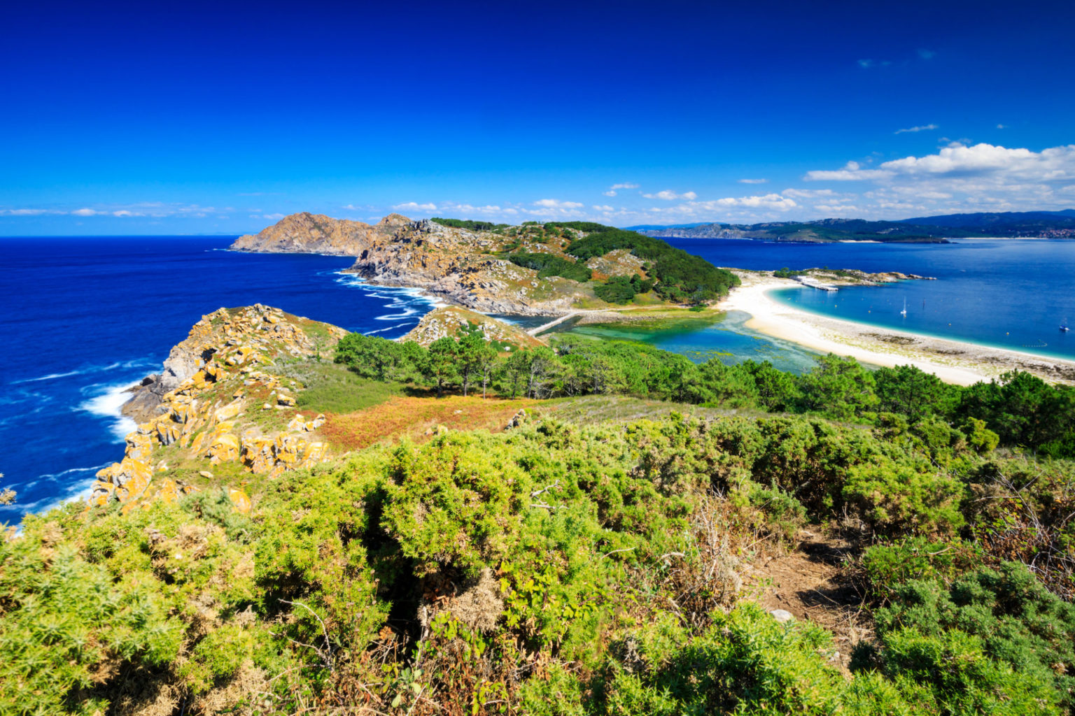 Inselgruppe Cies In Spanien